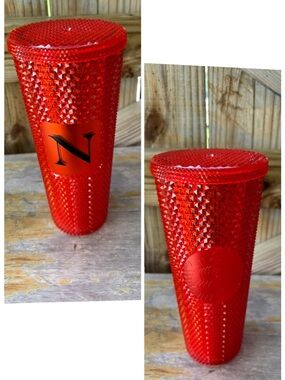 Starbucks & Northeastern University Red Venti Cold Beverage Tumbler & Lid 24oz